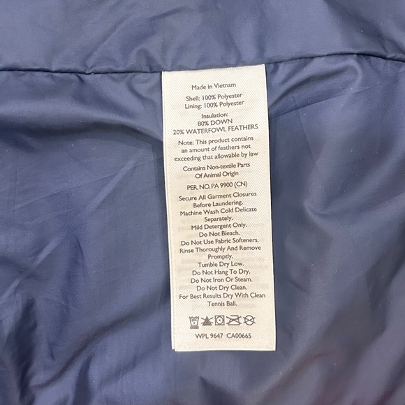 Eddie Bauer Microlight Traveler Down Parka Medium Peacock Water Resistant 650F - Picture 7 of 9